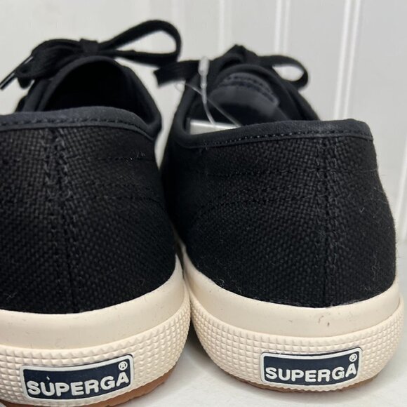 Superga Black Classic Platform Sneaker - Women, Size: 9.5US / 41EU - Picture 5 of 7